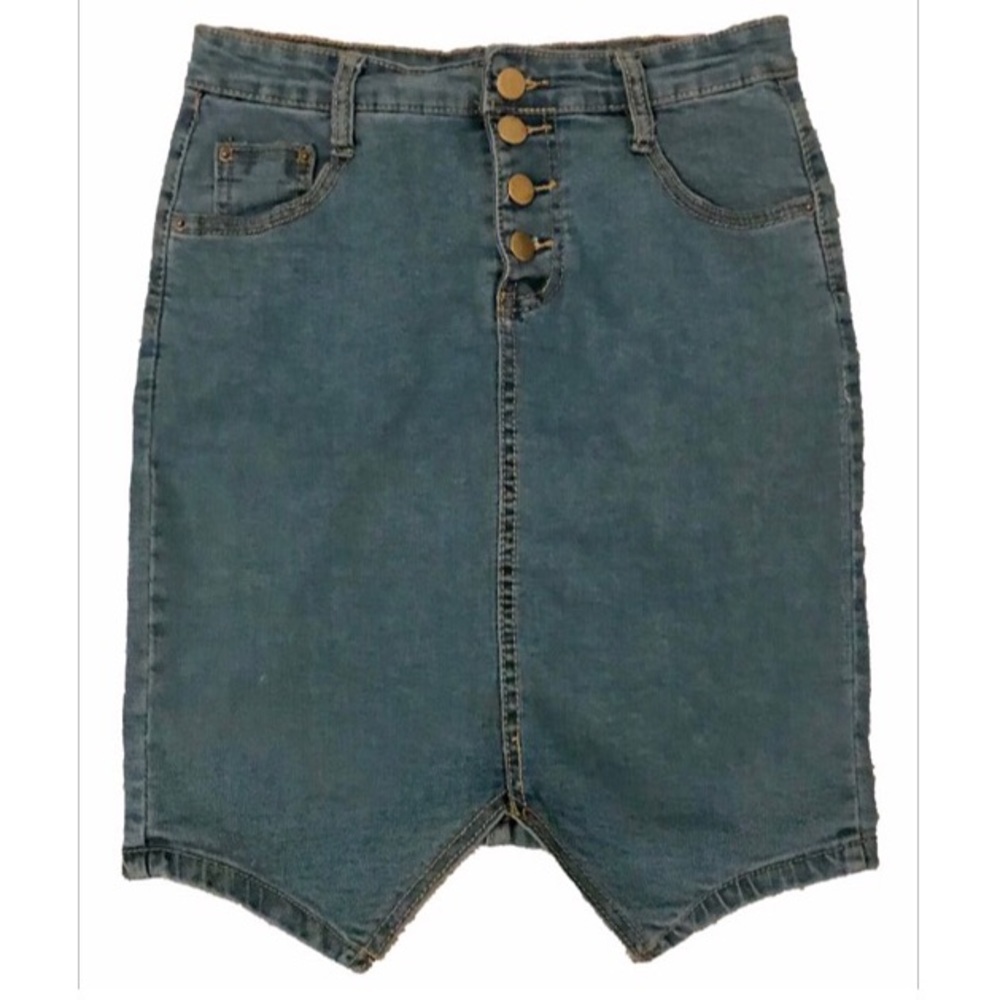 Denim Skirt in light blue